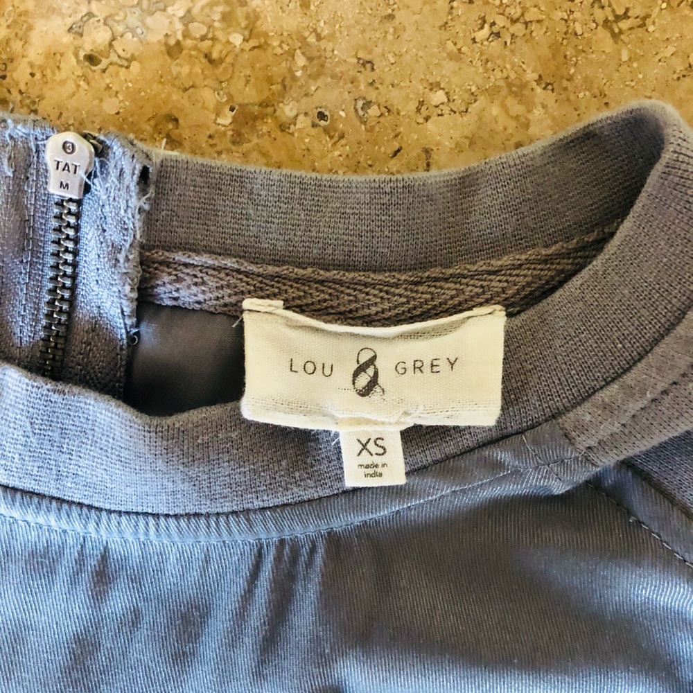 π₯π₯LAST DAY π₯π₯ Lou & Grey Silky Light Gray Dress - Picture 7 of 8